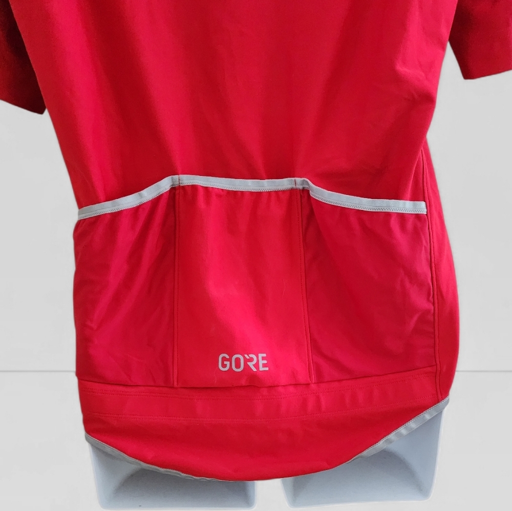 GORE Wear C5 Mens Windproof Short Sleeve Road Cycling Jersey Reflective Vest Lrg - Picture 8 of 12